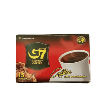 Trung Nguyen G7 Pure Black Instant Coffee 100% Pure Soluble 1.05 oz - A&E Foodstore