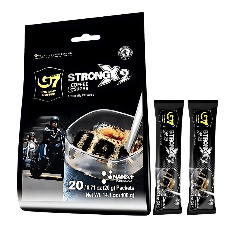 Trung Nguyen G7 Strong X2 Coffee & Sugar 400g - A&E Foodstore