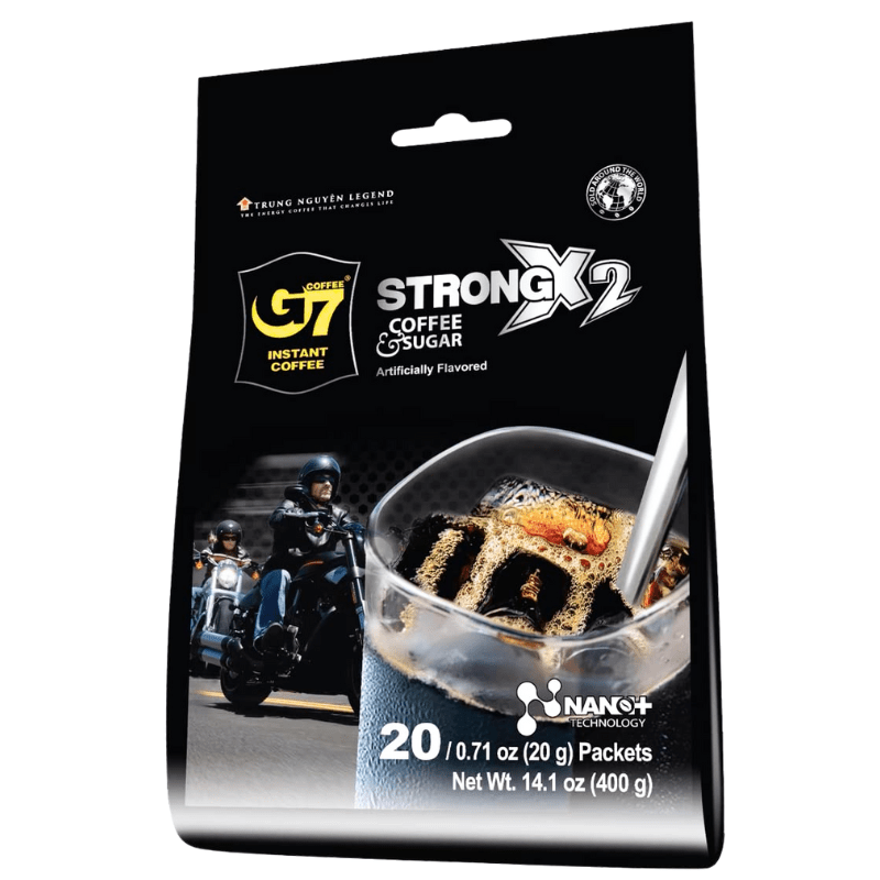 Trung Nguyen G7 Strong X2 Coffee & Sugar 400g - A&E Foodstore