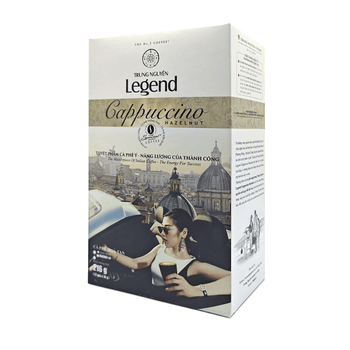 Trung Nguyen Legend Cappuccino Hazelnut Instant Coffee 12*18g - A&E Foodstore