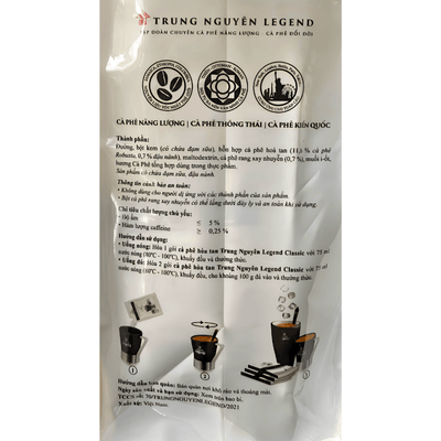 Trung Nguyen Legend Classic 850g - A&E Foodstore