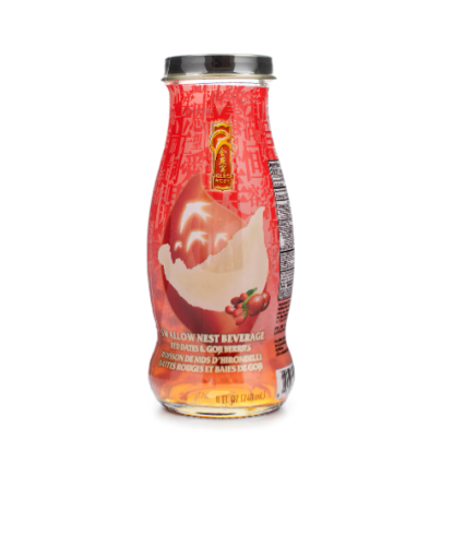 Golden Nest Bird's Nest Drink, Red Dates and Goji Berries 8 oz