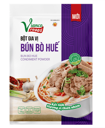Vianco bun bo Hue soup powder 18g - A&E Foodstore