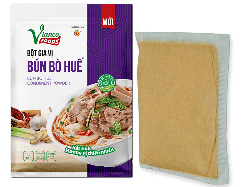Vianco bun bo Hue soup powder 18g - A&E Foodstore