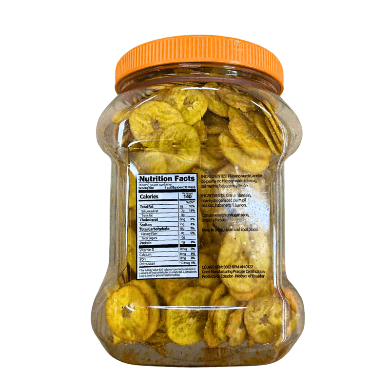 Vida Habanero Plantain Chips 450g - A&E Foodstore