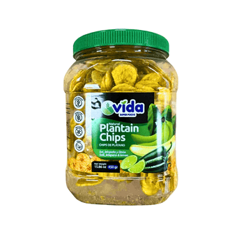 Vida Jalapeno Plantain Chips 450g