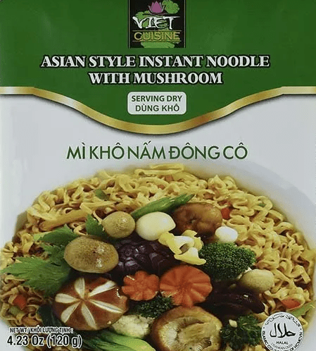 Viet Cuisine Asian Style Instant Noodle With Mushroom - A&E Foodstore