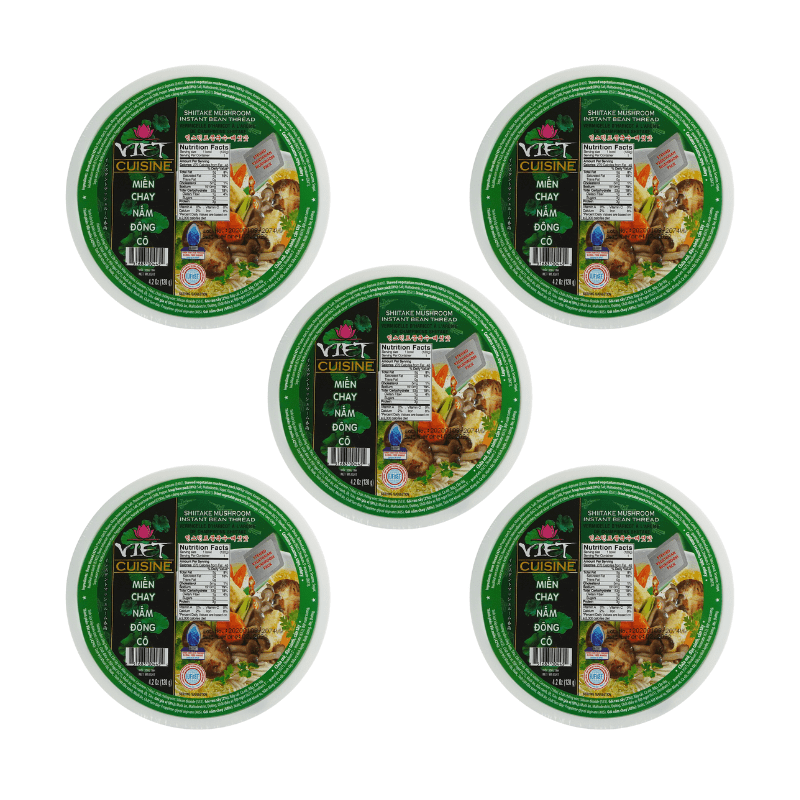 Viet Cuisine Shiitake Mushroom Instant Bean Thread Noodles - A&E Foodstore
