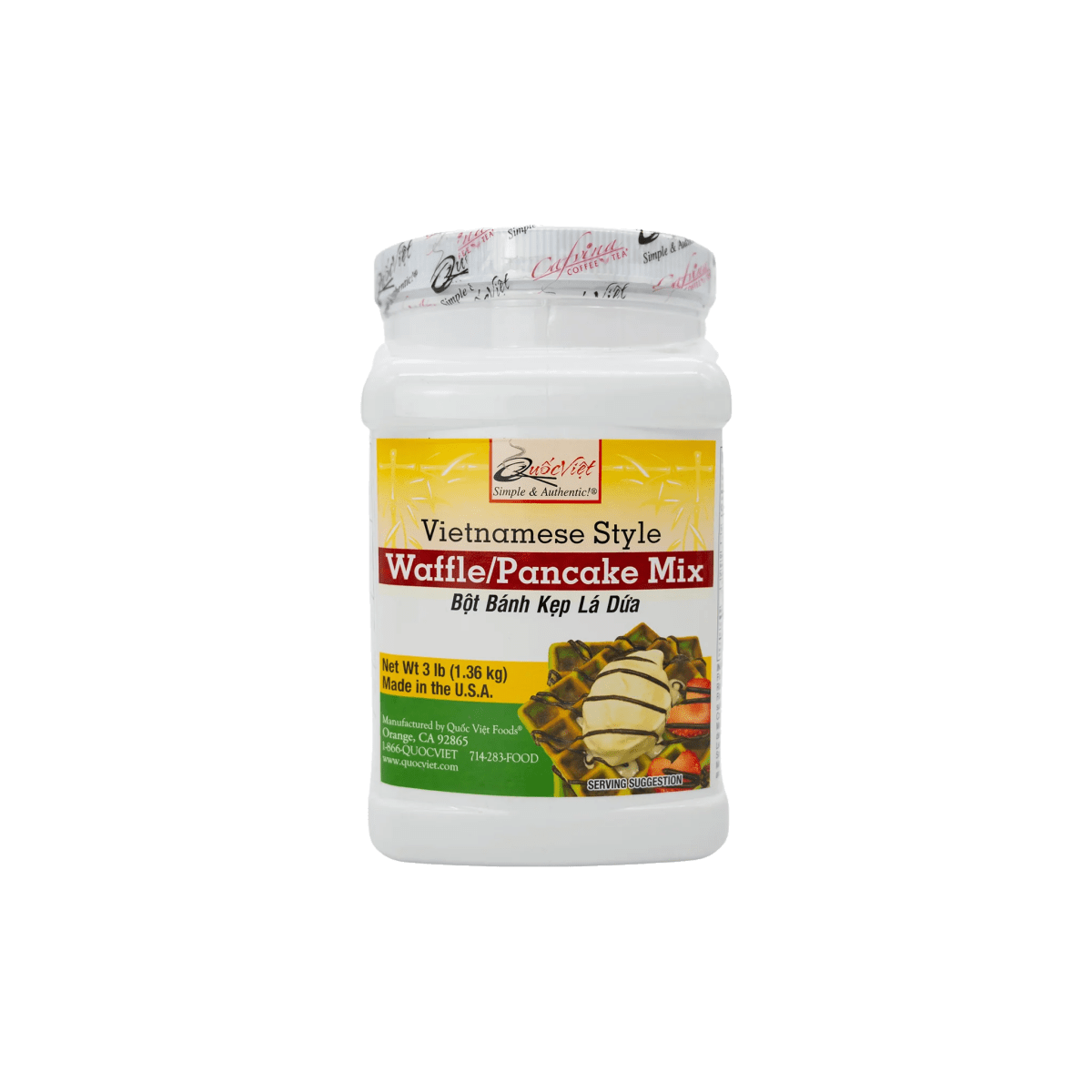 VIETNAMESE STYLE PANDAN WAFFLE MIX 3lb - A&E Foodstore