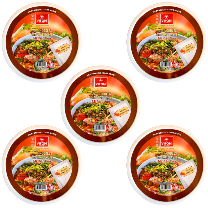 VIFON Asian Style Instant Noodle with Crab Paste - A&E Foodstore