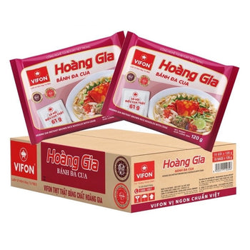 [VIFON] HoangGia Instant Noodle with Crab - 120g - A&E Foodstore