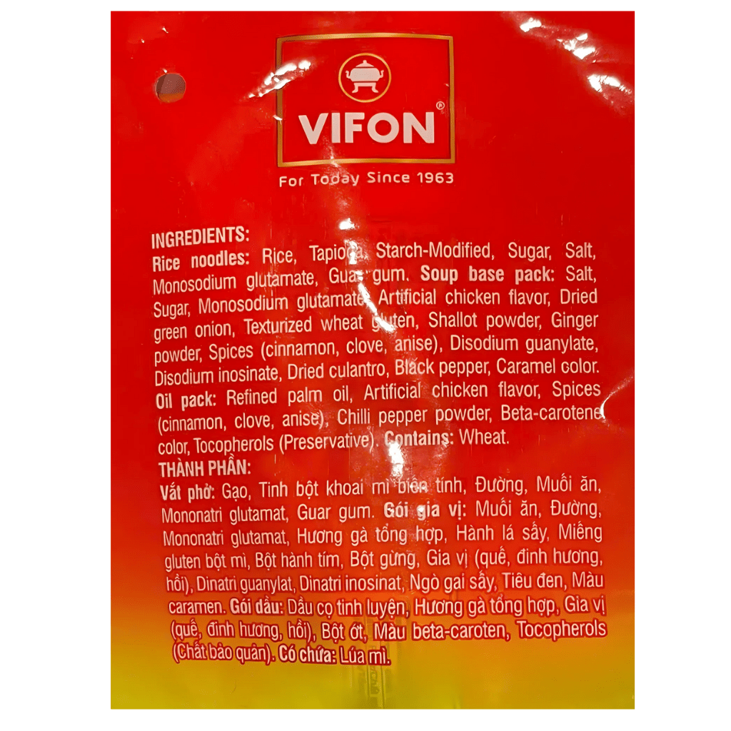 Vifon Pho Chicken Flavour 4 Packs 8.47oz - A&E Foodstore