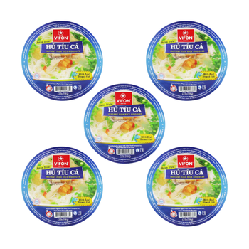 VIFON STEWED FISH INSTANT RICE NOODLES BOWL (HU TIU CA) - A&E Foodstore