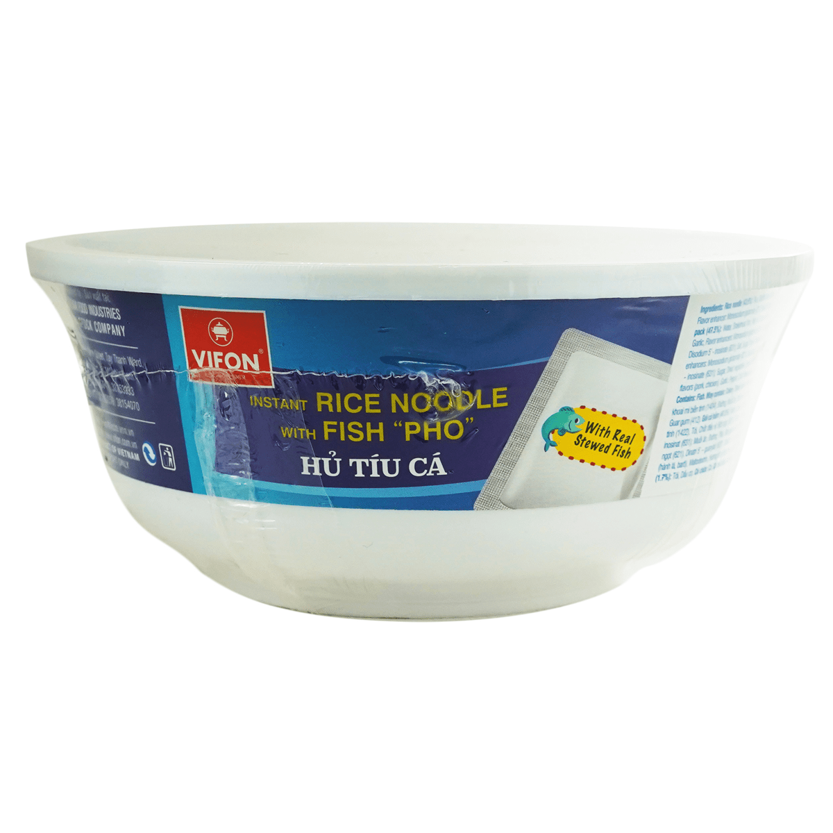 VIFON STEWED FISH INSTANT RICE NOODLES BOWL (HU TIU CA) - A&E Foodstore