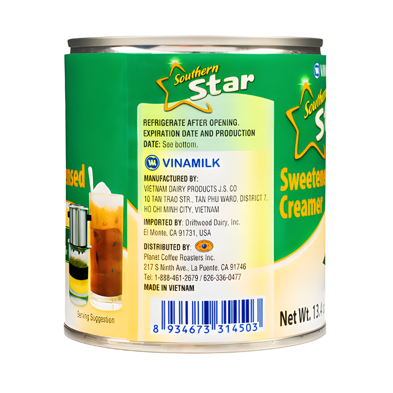 [VINAMILK] Southern Star Creamer Can - 13.4oz - A&E Foodstore