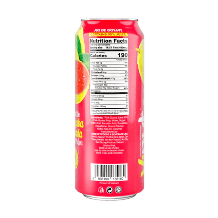 Vinut Guava Juice with Real Pulp 490ml - A&E Foodstore