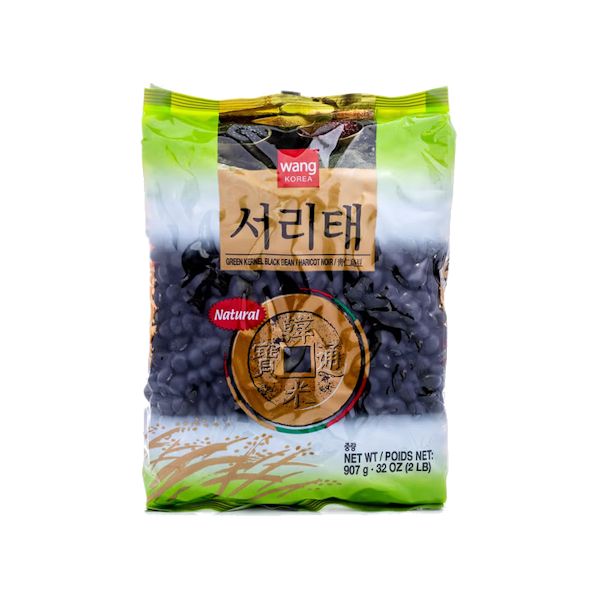 Wang Korea Dried Green Kernel Black Bean 2 lb - A&E Foodstore