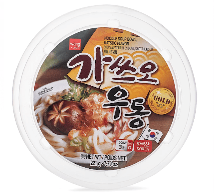 Wang Korea Katsuo Instant Udon Bowl 221g - A&E Foodstore