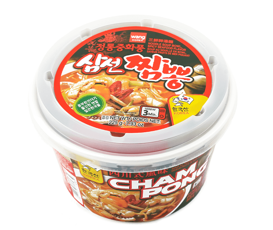 WANG Korea Spicy Seafood Noodles 225g - A&E Foodstore