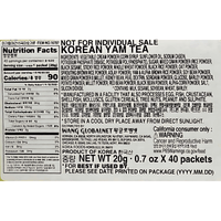 Wang Korea Yam & 15Grain Tea 40Sticks - A&E Foodstore