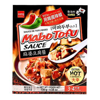 Wang Mabo Tofu Sauce Extra Hot 130g - A&E Foodstore