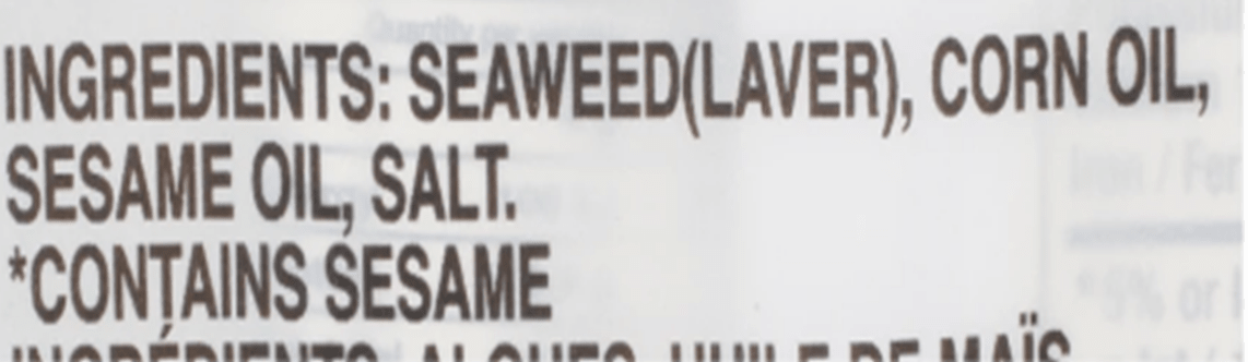 Wang Roasted Seaweed 16pk 64g - A&E Foodstore