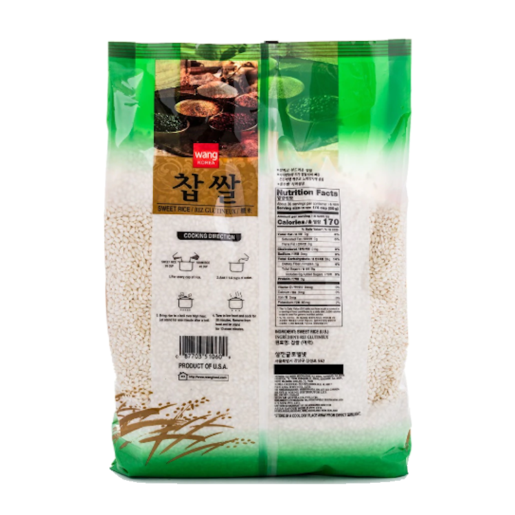 WANG Sweet Rice 4 lb - A&E Foodstore