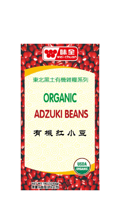 Weichuan Organic Adzuki Beans 14oz - A&E Foodstore
