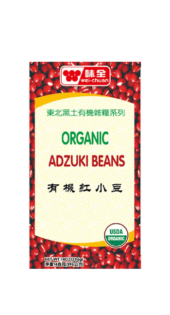 Weichuan Organic Adzuki Beans 14oz - A&E Foodstore