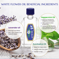 White Flower External Analgesic Balm Oil 20ml/ 0.676fl Oz., Authentic US import (1 bottle) - A&E Foodstore