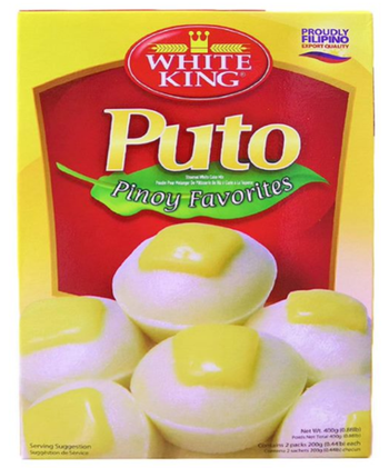 White King Classic Puto Steamed White Cake Mix 14 oz - A&E Foodstore