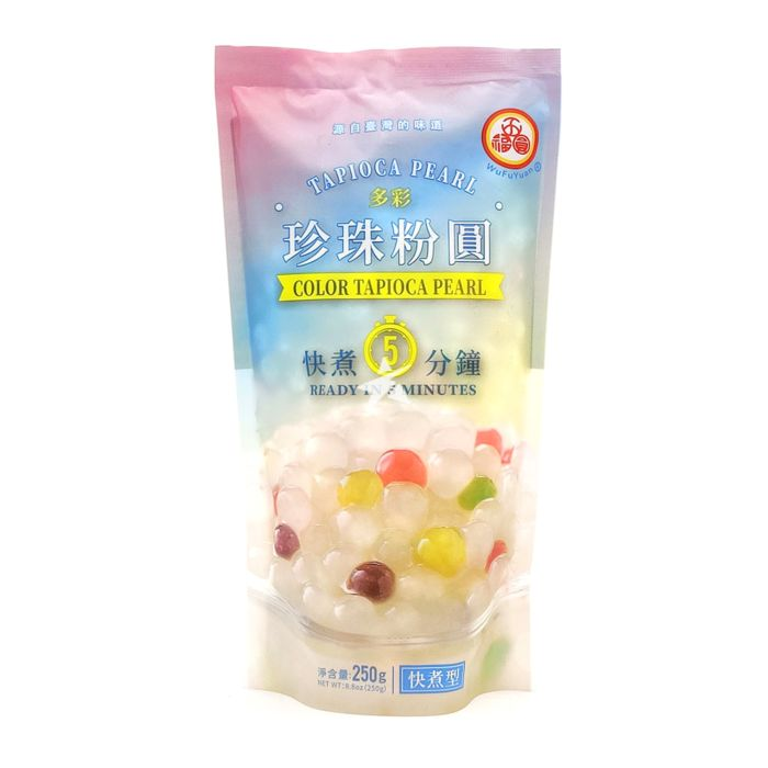 Wufuyuan Tapioca Pearl - Colour 250g - A&E Foodstore