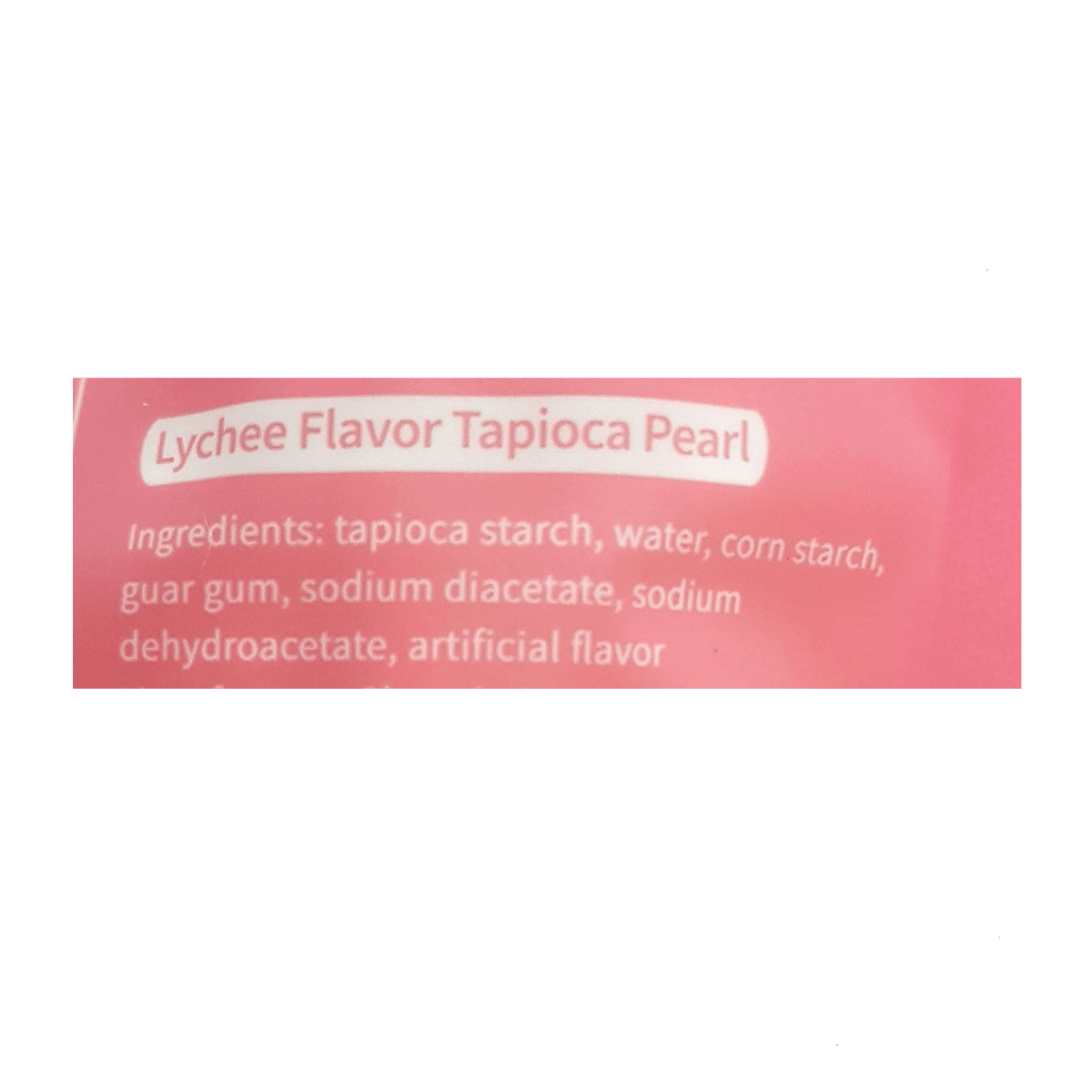 Wufuyuan Tapioca Pearl Lychee Flavour 250g - A&E Foodstore