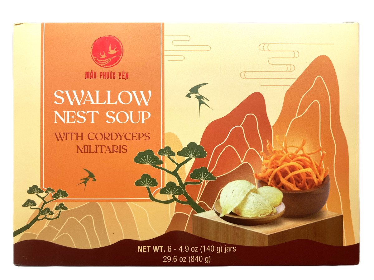 Mau Phuoc Yen Swallow Nest Soup With Cordyceps Militaris 29.6 oz