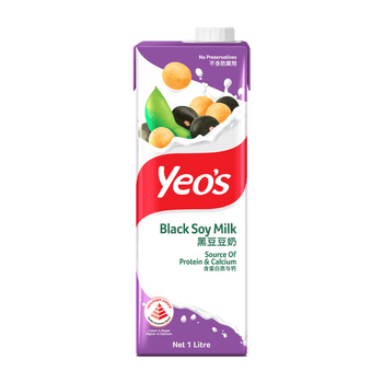 YEO'S BLACK SOY MILK 1L - A&E Foodstore