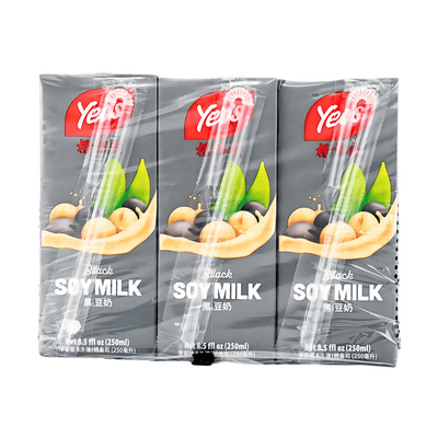 [YEO'S] Black Soymilk - 8.5oz(6Pack) - A&E Foodstore