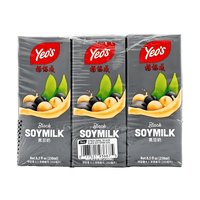 [YEO'S] Black Soymilk - 8.5oz(6Pack) - A&E Foodstore