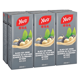 [YEOS] Black Soymilk - 8.5oz(6 Pack)