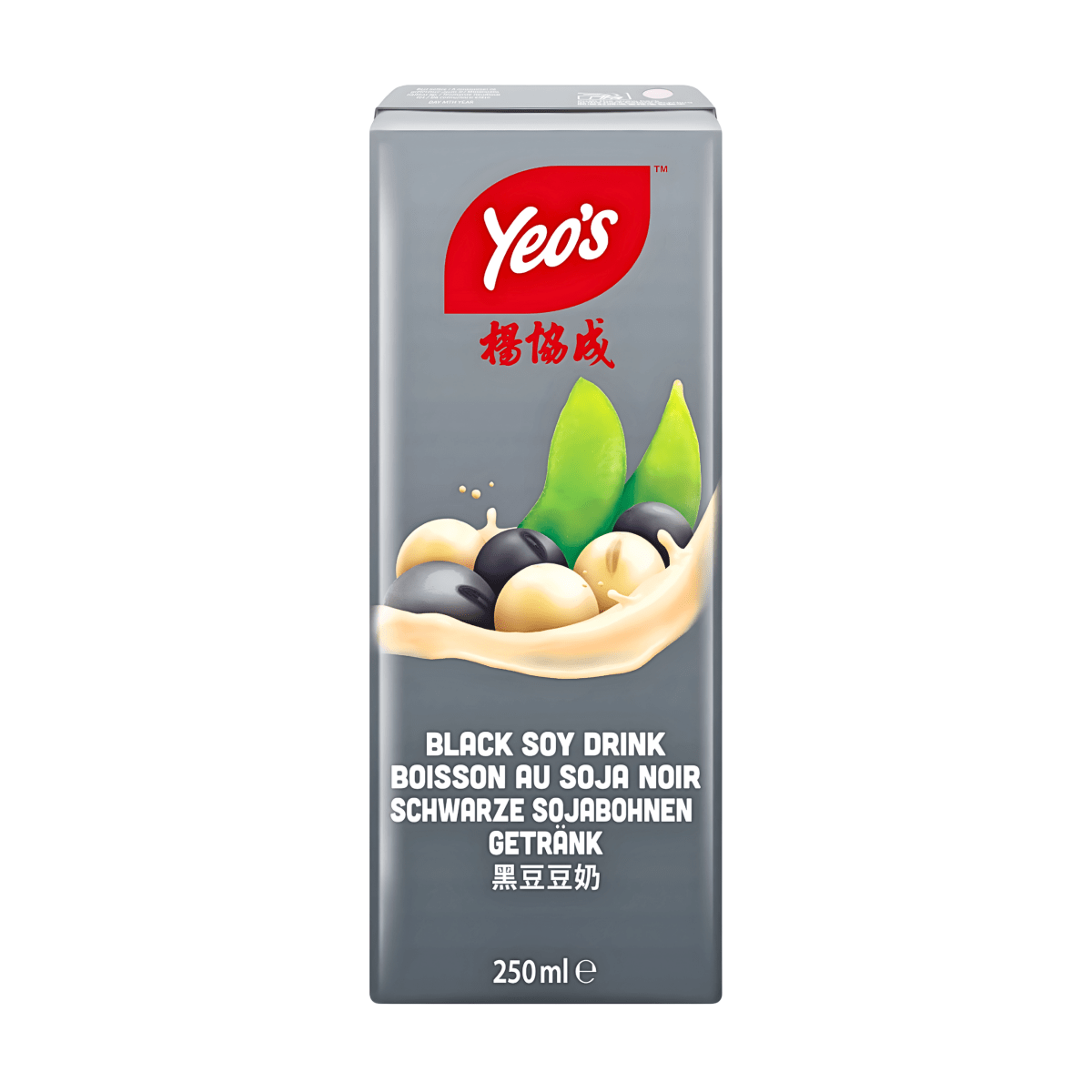 [YEO'S] Black Soymilk - 8.5oz(6Pack) - A&E Foodstore