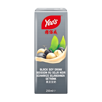 [YEO'S] Black Soymilk - 8.5oz(6Pack) - A&E Foodstore