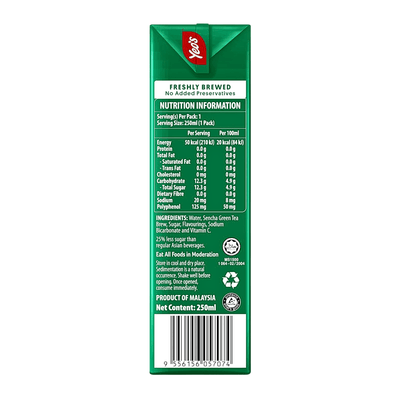 [YEO'S] First Harvest Green Tea - 8.5oz(6 Pack) - A&E Foodstore