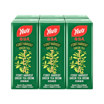 [YEOS] First Harvest Green Tea - 8.5oz(6 Pack)