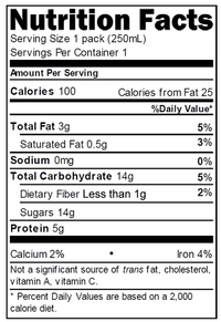 Yeo's Less Sugar Soy Milk 250ml Pack of 6 - A&E Foodstore