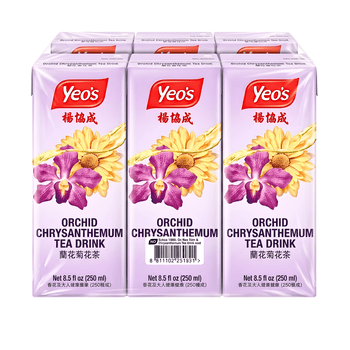 [YEO'S] Orchid Chrysanthemum Tea - 8.5oz(6 Pack) - A&E Foodstore
