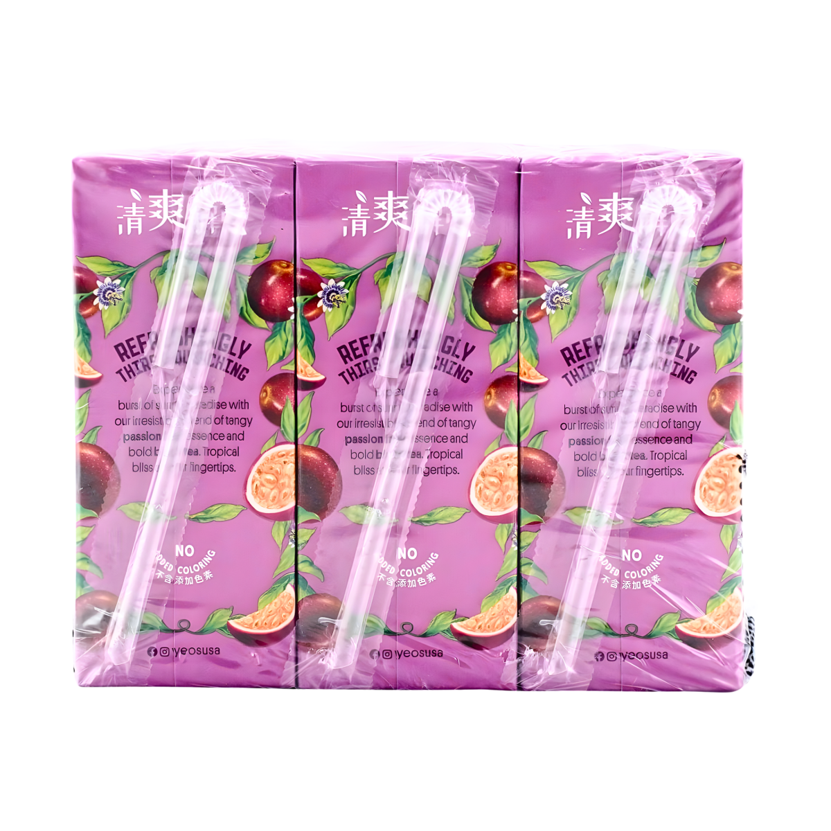 [YEO'S] Passion Fruit Tea - 8.5oz(6Pack) - A&E Foodstore