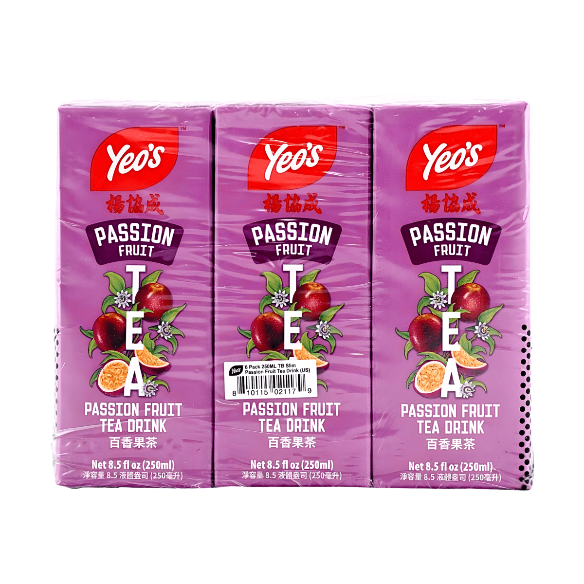 [YEO'S] Passion Fruit Tea - 8.5oz(6Pack) - A&E Foodstore
