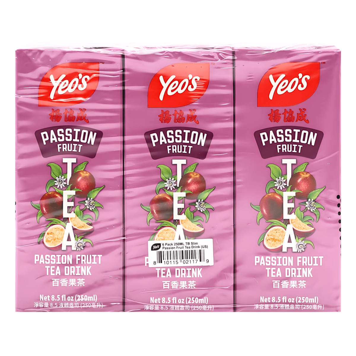 [YEO'S] Passion Fruit Tea - 8.5oz(6Pack) - A&E Foodstore