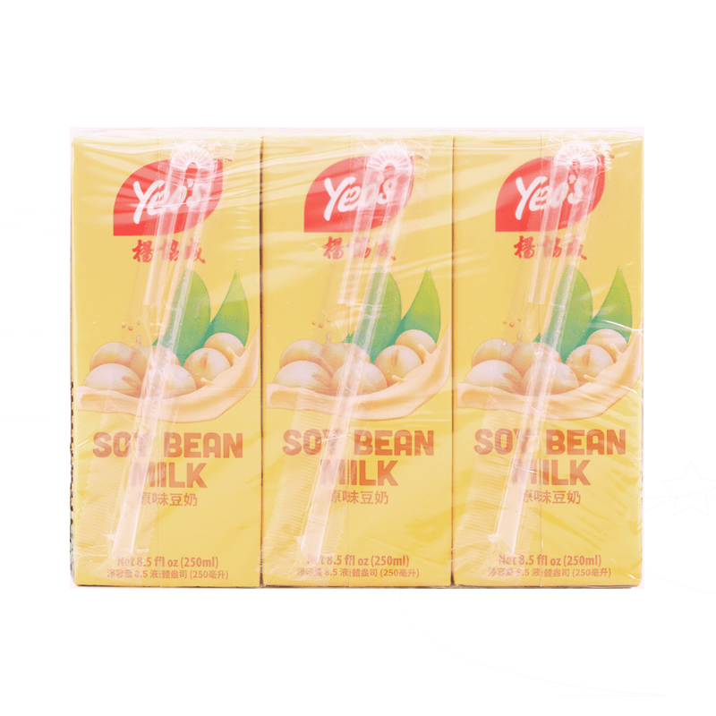 Yeo's Soy Bean Milk 250ml Pack of 6 - A&E Foodstore