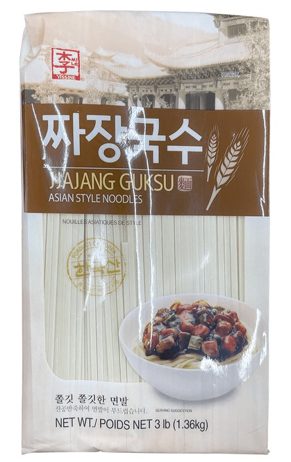 Yissine Jjajang Guksu Noodle 3lb - A&E Foodstore