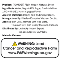 [YOMOST] Plain Yogurt Natural Drink - 170 ml - A&E Foodstore